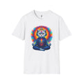 Cat Meditating T-Shirt Yoga Tee Zen Animal Lotus Pose Top Chakra DJ Cat Lovers