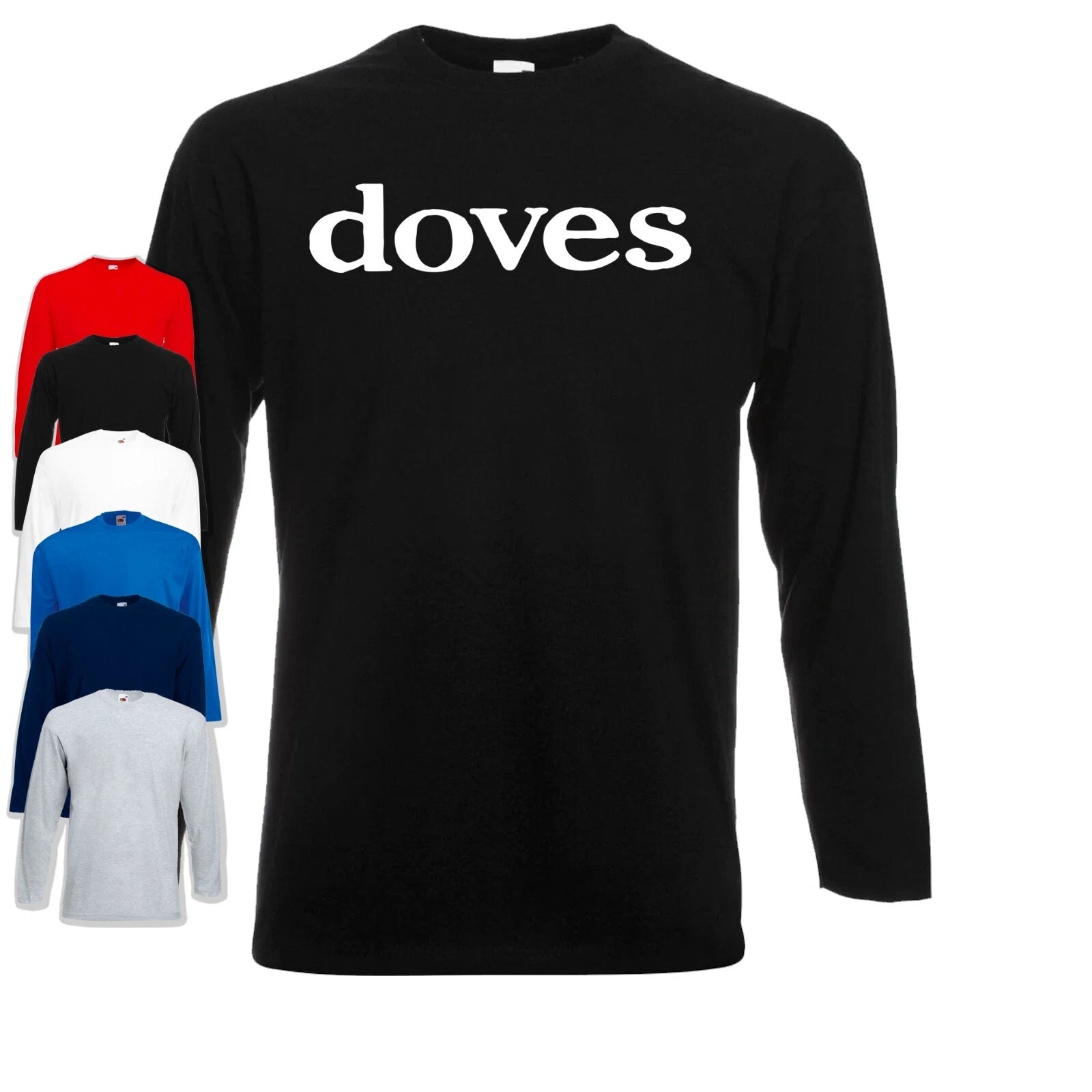 Doves Long Sleeve TShirt | Manchester Band | Indie Rock | Jimi | Jez | Andy