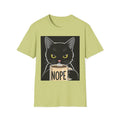 Cat Graphic Tee, NOPE T-Shirt, Unisex Cat Lover Shirt, Gift for Pet Owners