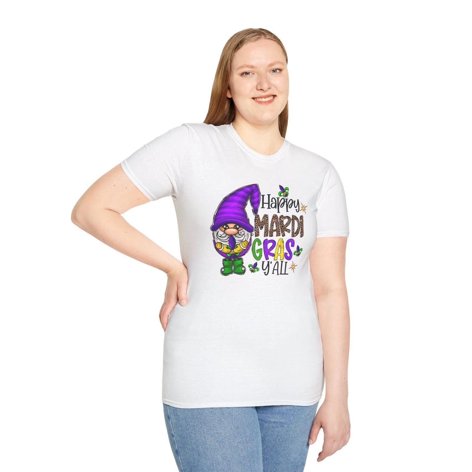 Mardi Gras Parade Beads T-Shirt Fat Tuesday Party  Love  Carnival