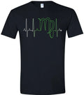 Virgo Shirt Zodiac Astrology Heartbeat EKG Shirt August September Birthday Gift