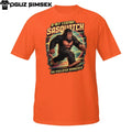 Retro Pixel Sasquatch Graphic Tee 8-Bit Bigfoot Arcade Style