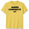 Personalised Jungle Campmate Unisex T Shirt Custom Name Number Graphic Tee