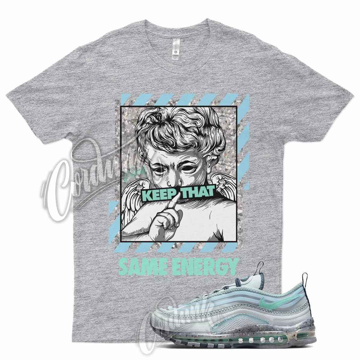 ENERGY T Shirt for N Air Max Terrascape 97 Aura Ocean Cube Navy Washed Teal 1