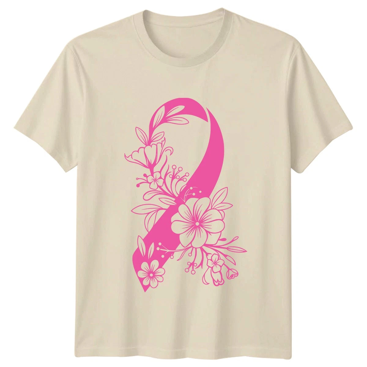 Minimalist Flower Abstract Art Adult T-Shirt Minimalist Line Art Birthday Gift