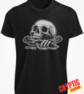 I'm Fine Funny T-SHIRT Sarcastic ptsd Humor Everything Is Fine Depressed Skull