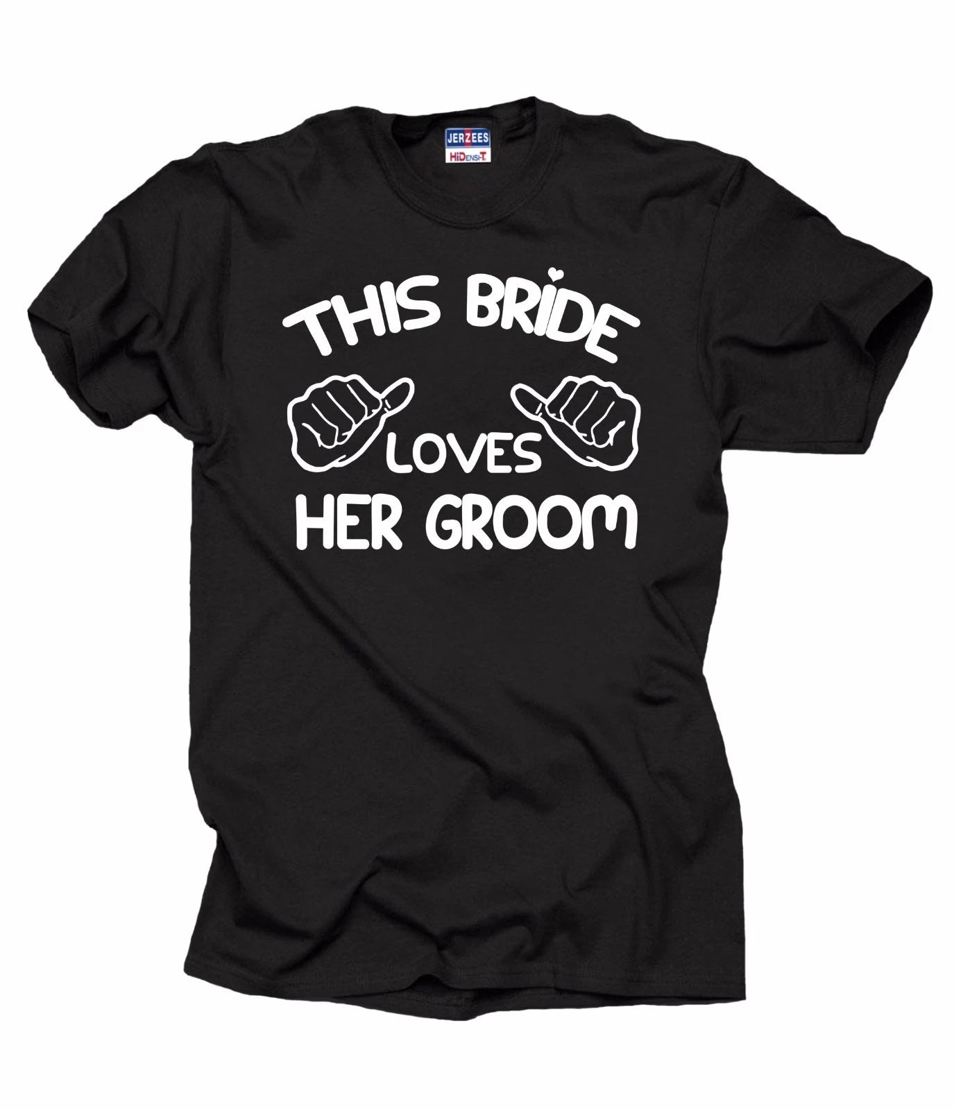 Gift For Bride This Bride Loves Her Groom T-Shirt Bachelorette Party T-Shirt