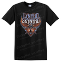 Lynyrd Skynyrd Eagle Design Guitar Artwork T Shirt Vintage Rock Music Tee