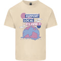 Climate Change Support Your Local Planet Mens Light Cotton T-Shirt