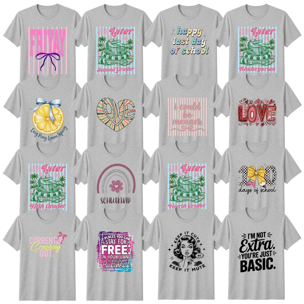 Sarcastic Quotes Teachers T-Shirt School Witty Funny Gift