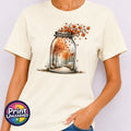 Autumn Woodland T-Shirt Cosy Woodland Tee Wish Jar Graphic Top Gift Unisex