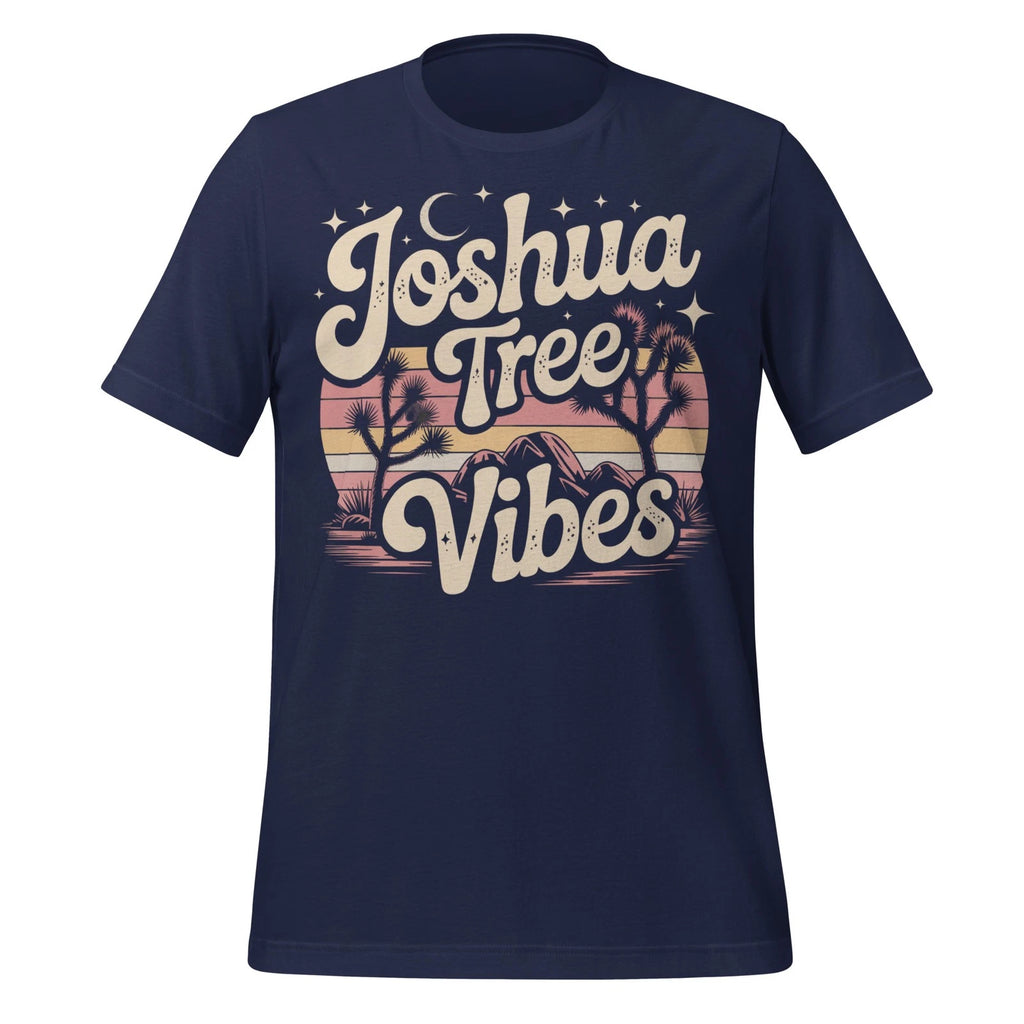 Joshua Tree Vibes Sunset Desert Unisex Hiking Graphic Nature Outdoor T-Shirt