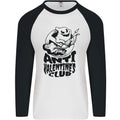 Anti Valentines Club Romance Single Day Mens L/S Baseball T-Shirt