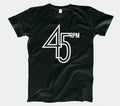 45 RPM T Shirt Music Single Vinyl 7 Inch Record Player Turntable Pop Rock GT058