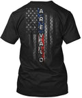 Unique Arevalo Family American Flag T-Shirt Made in the USA Size S to 5XL