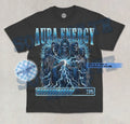 Aura Energy 70% T-Shirt Funny Skeleton Aura Farming Bootleg Graphic Unisex Shirt