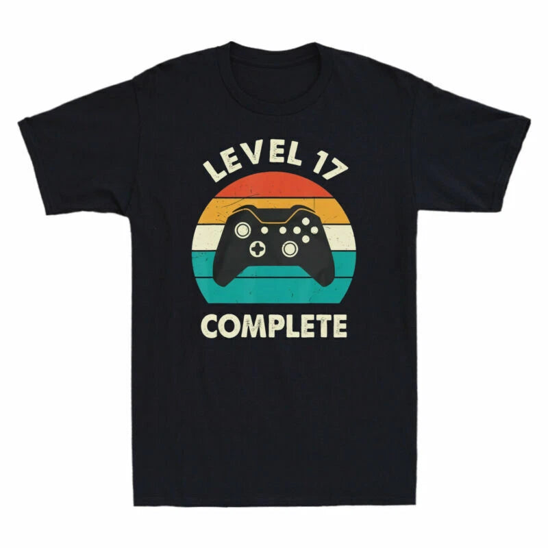 Year Anniversary T-shirt 17th Black Level Shirt Gift Complete Men's 17 Wedding