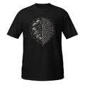 Monstera Leaf Shirt Digital Nature Botanical Wireframe Line Art Tee Gifts Unisex