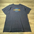 Aeropostale T-Shirt Mens XL Navy Blue Dragon Graphic Y2K Kanji Streetwear Tee