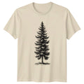 Vintage Pine Tree Forest Nature Lovers Graphic T-Shirt