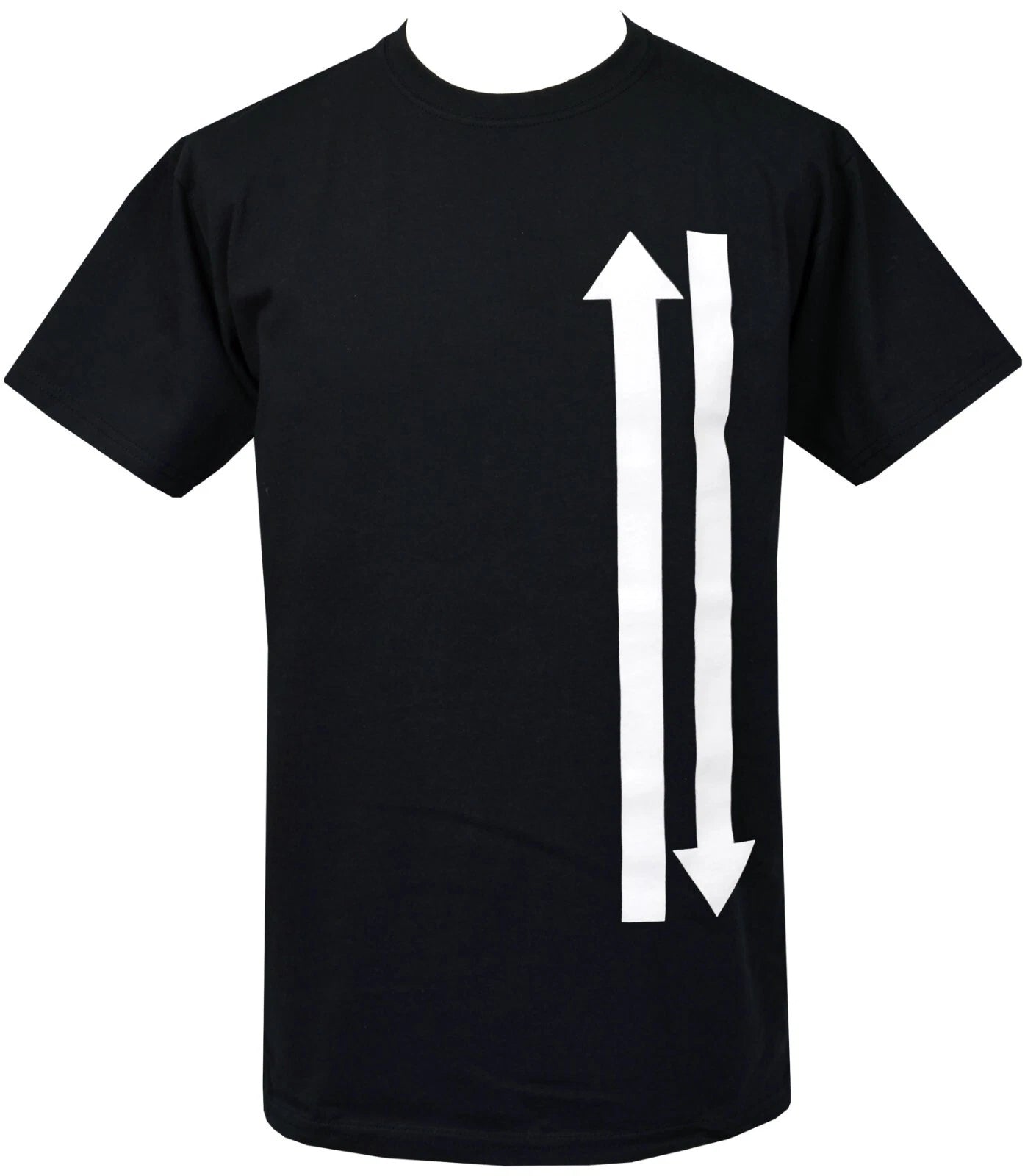 Mod Arrows T-Shirt Black & White Directional Print 60s Style Clothing Scooter
