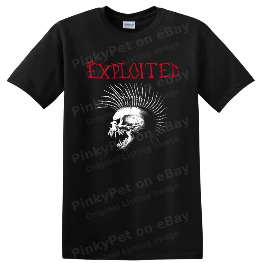 Skull Design T Shirt Punk Rock Vintage Style Graphic Tee for Music Lovers