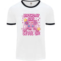 Birthday Girl Level Up Gaming Gamer 6th 7th 8th Mens Ringer T-Shirt
