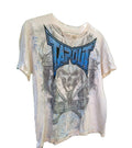 Rare Vintage M Tapout Affliction Viking Shirt Grunge Y2K Thrashed Punk Skater