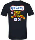 Pagans MC 1% Patch Logo Black Crew Neck Short Sleeve T-Shirt