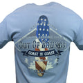 Men's T Shirt-Free to Ride -"Out of Bounds" Living A Dream Coast to Coast-NEW