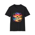 Tropical Sunset T-Shirt, Beach Vibes Tee, Summer Shirt, Vacation Top, Palm Tree