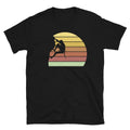 Retro Sunset Male Rock Climbing Outdoor Bouldering Short-Sleeve Unisex T-Shirt
