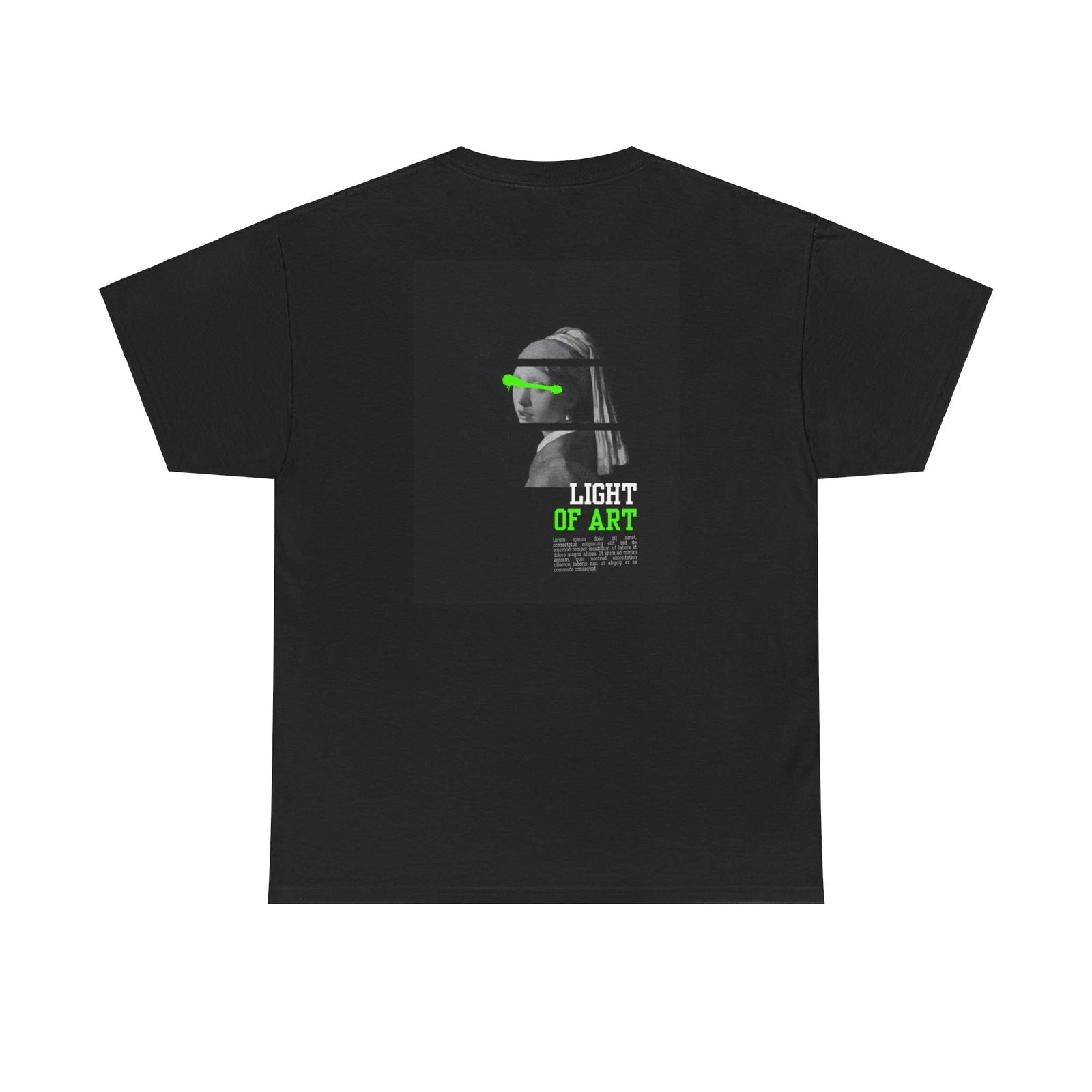 Unisex Heavy Cotton Tee - Light of Art, Graphic Tee, Streetwear, Gift for Art