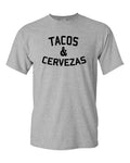 Tacos and Cervezas T-shirt Funny T Shirt Cinco de Mayo Novelty Tee