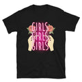 Girls Wedding Bachelorette Christmas Party Art T-Shirt