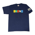 Vintage Blink 182 T-Shirt Size L Navy Y2K Punk Rock Band Tour Logo Graphic Tee