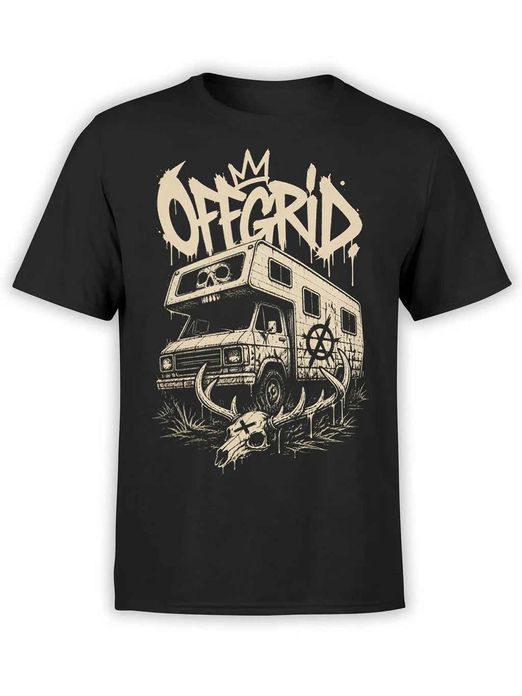 Crowned Off-Grid Camping T-Shirt | Unisex