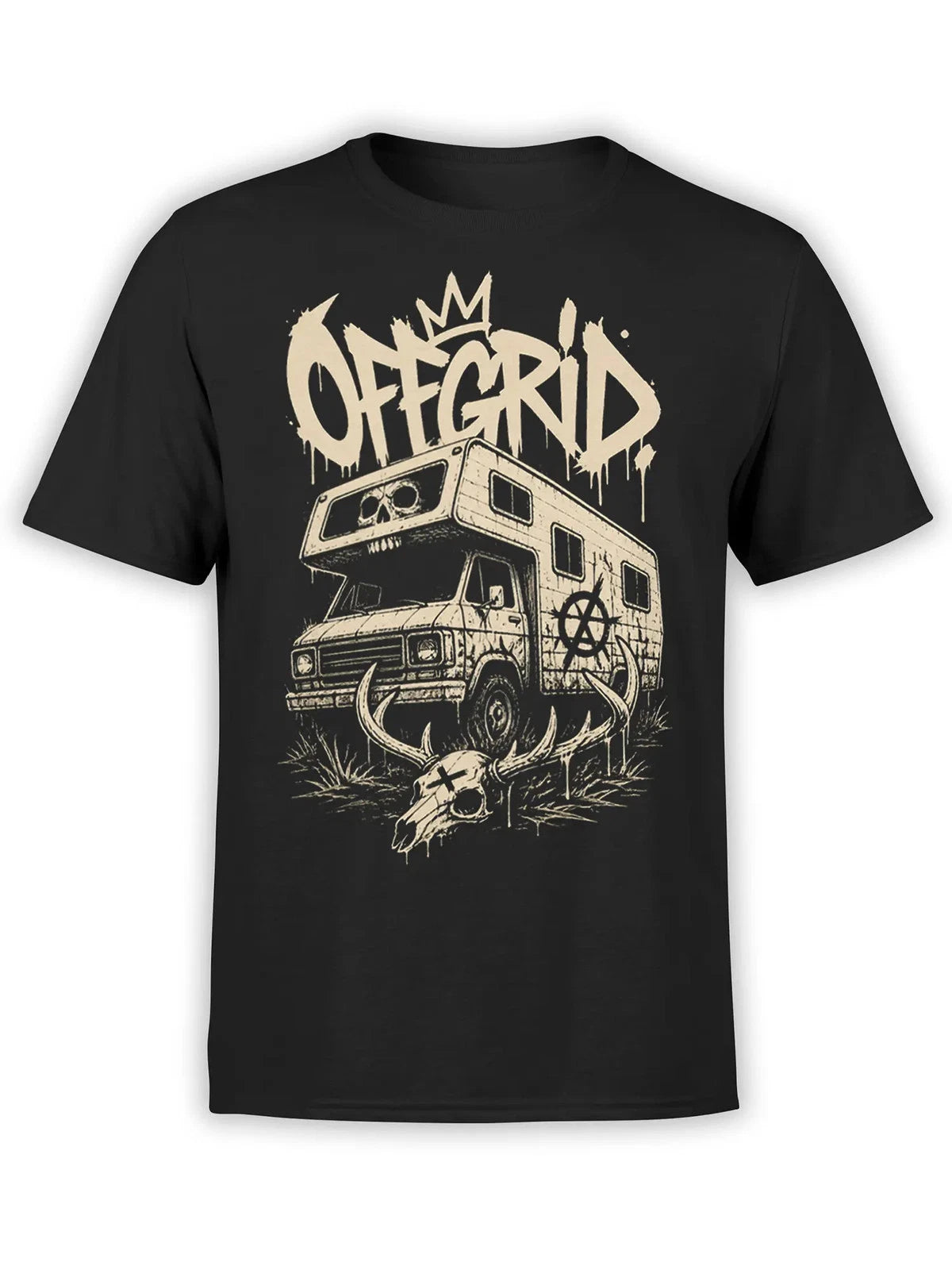 Crowned Off-Grid Camping T-Shirt | Unisex