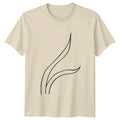 Floral Abstract Art Adult T-Shirt Botanical Christmas Gift