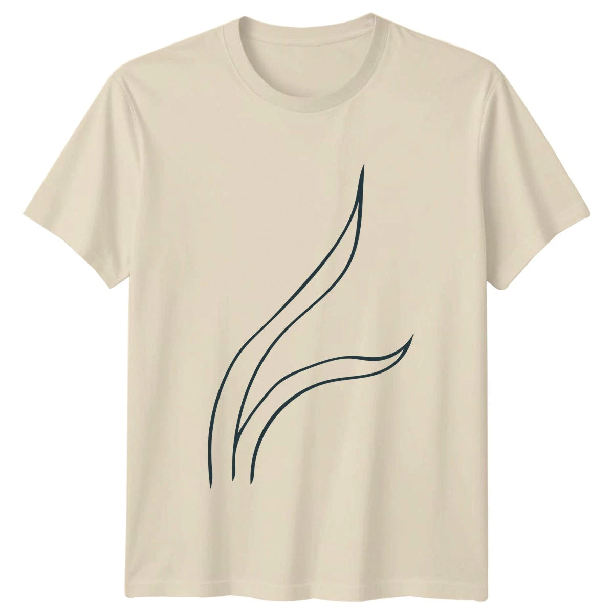 Floral Abstract Art Adult T-Shirt Botanical Christmas Gift
