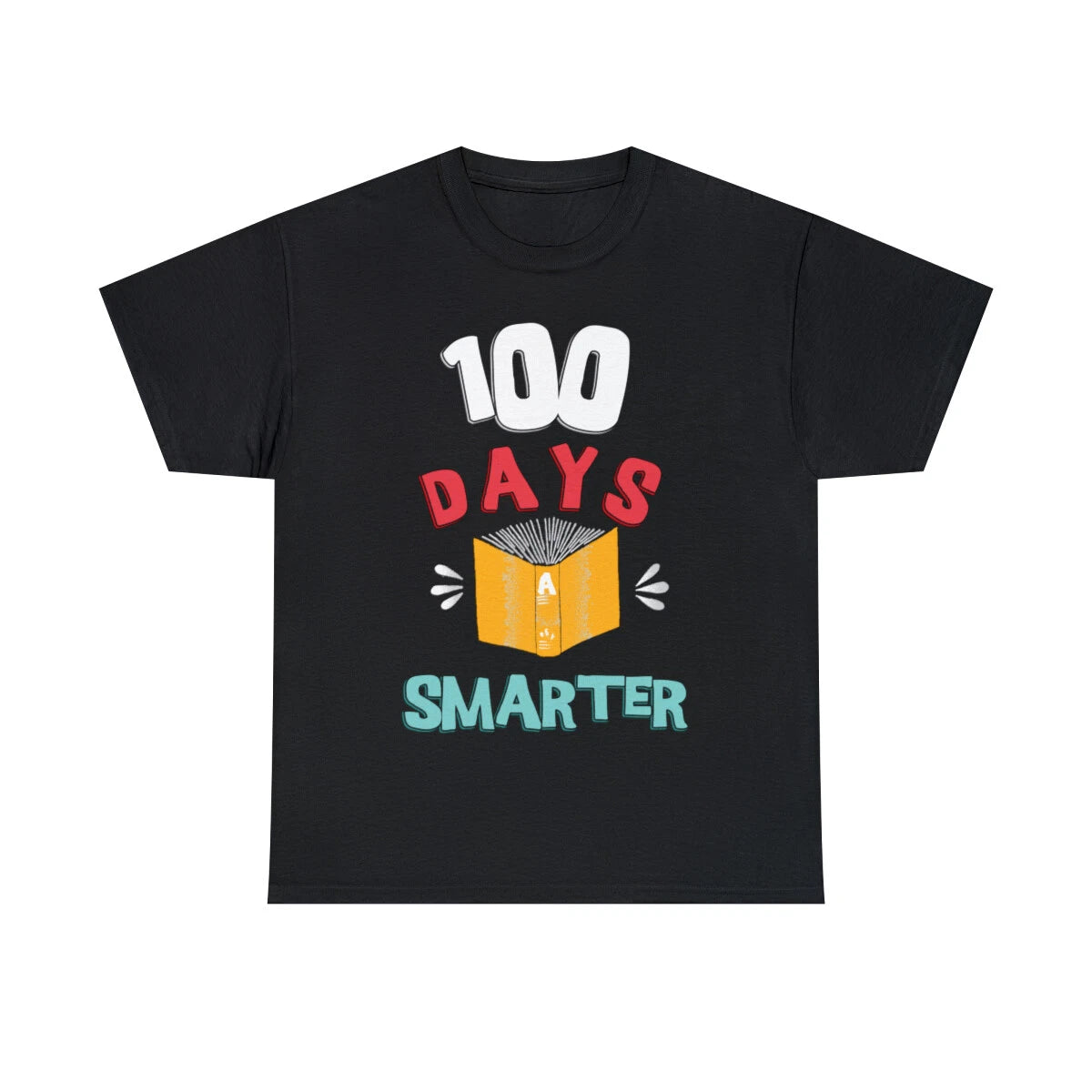 100 Days Of School 100 Days Smarter Graphic Tee Shirt, S-5XL