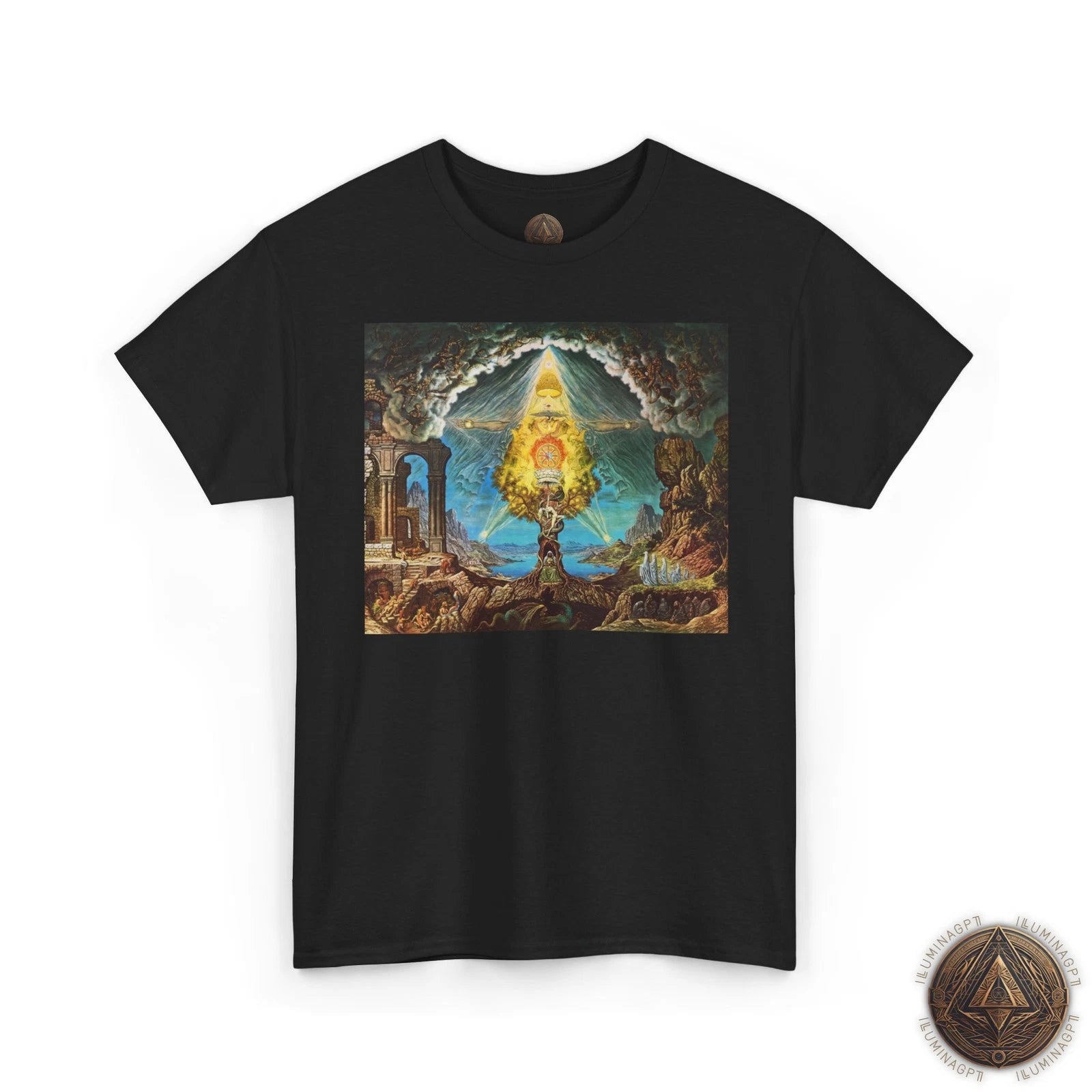 Tree of Life T-Shirt, William Blake Mystical Vision Divine Light Esoteric Tee