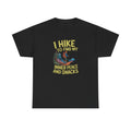Funny Hiking T-Shirt I Hike for Inner Peace and Snacks Unisex Trail Hiker Tee