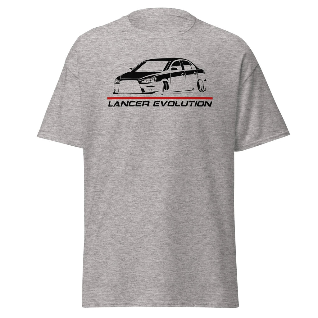 Lancer Evolution 2010 Aggressive Rally Spec JDM Custom Graphic T-Shirt Gift