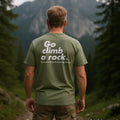 Go climb a rock. – Yosemite Mountaineering School – T-Shirt Evab Style