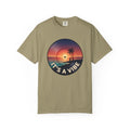 It's a Vibe Sunset Palm T-shirt | Retro Beach Graphic