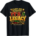 It's A Legacy Black Family Reunion Tree 2026 Matching Family T-Shirt