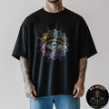 Evil Eye Yellow Indigo Teal Gothic T-Shirt
