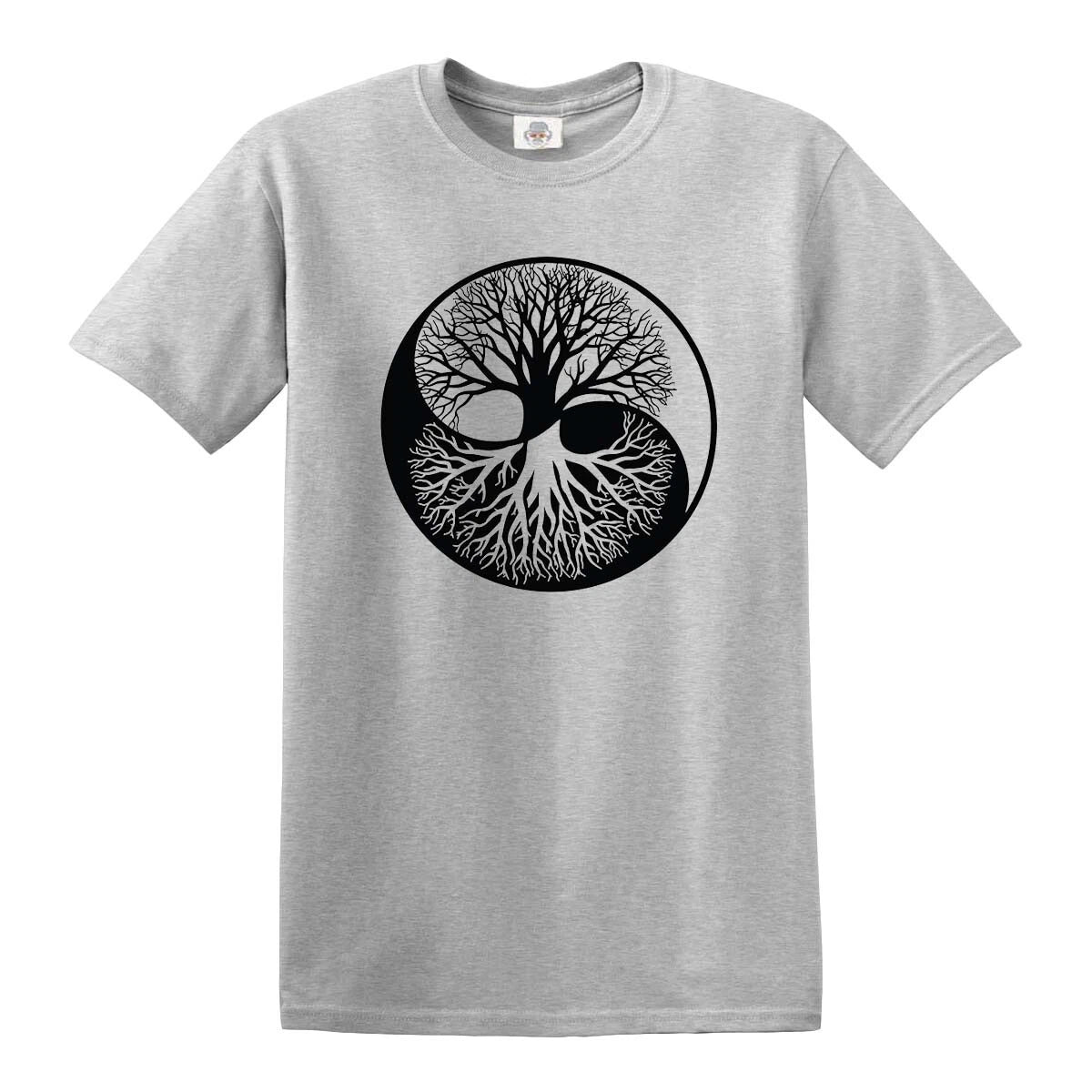 YIN YANG YGGDRASIL TREE T-Shirt Peace Tree of Life Celtic Tribal Tattoo Gift