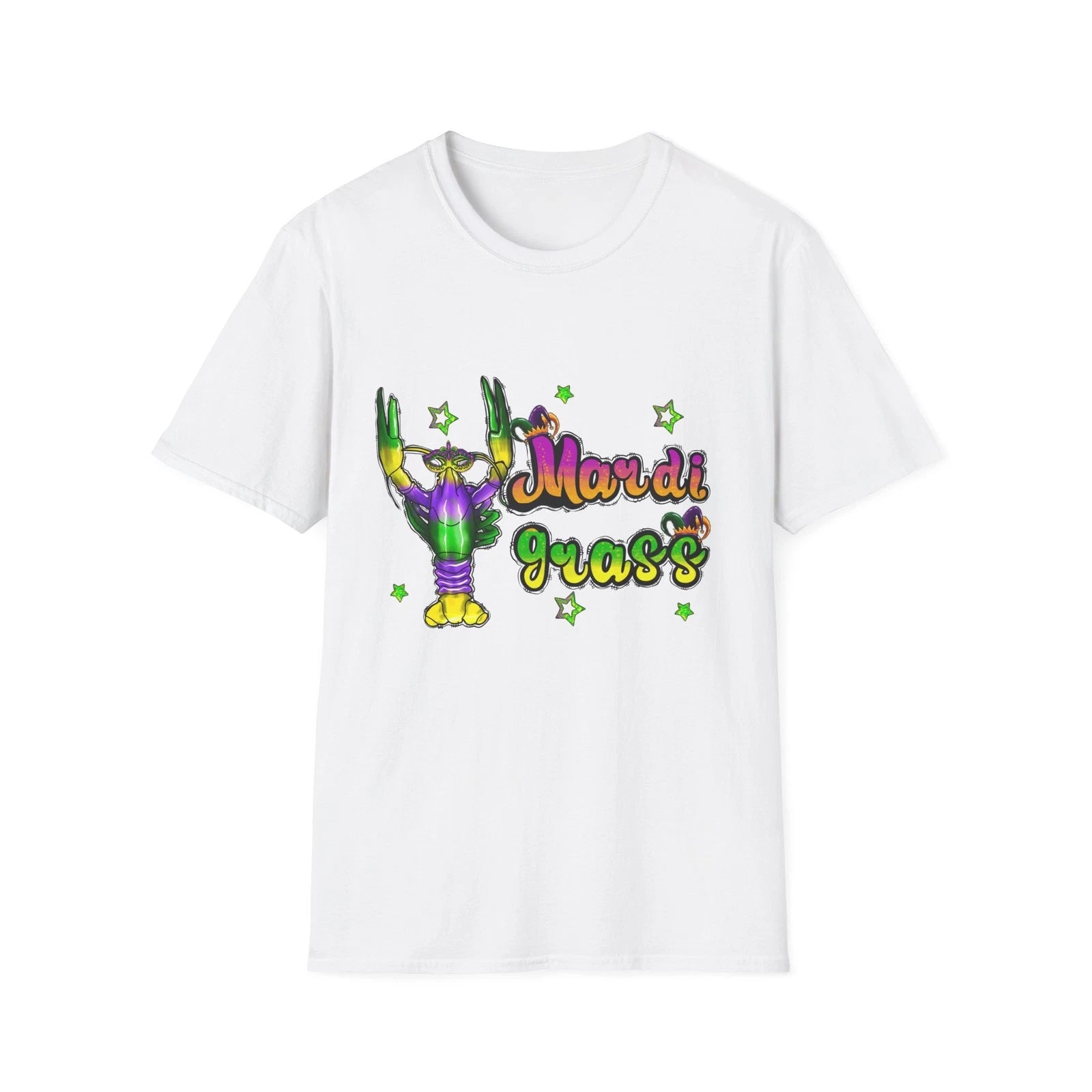 Mardi Gras Mask T-Shirt | Carnival - Parade - Fat Tuesday Crawfish